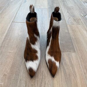 Christian Louboutin Cowhide Ankle Boots